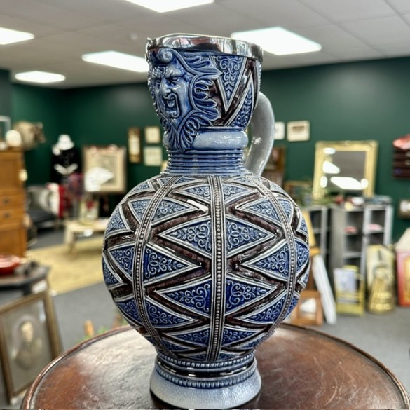 German Salt Glaze Vase